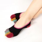 Fashion Women Ankle Socks Five Fingers Socks Non Slip Calcetines Ciclismo Fitness LM75