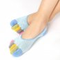 Fashion Women Ankle Socks Five Fingers Socks Non Slip Calcetines Ciclismo Fitness LM75