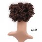 Women Curly Chignon Plastic Comb Hair Extension Hairpiece wig Clip Big Hair Bun Claws pin crown tia