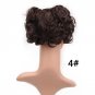 Women Curly Chignon Plastic Comb Hair Extension Hairpiece wig Clip Big Hair Bun Claws pin crown tia