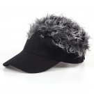 VORON Hot New Fashion Novelty Baseball Cap Fake Flair Hair Sun Visor Hats Men\'s Women\'s Toupee Wig