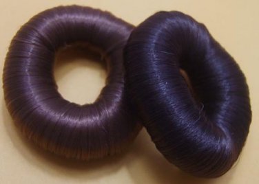 Wig Doughnut Bun Ponytail Holder Stretch Elastic Braid Hair Rope Band Hairpiece