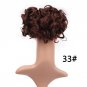 12 Colors Women Curly Chignon Plastic Comb Hair Extension Hairpiece wig Clip In Big Hair Bun Claws p