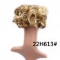 12 Colors Women Curly Chignon Plastic Comb Hair Extension Hairpiece wig Clip In Big Hair Bun Claws p