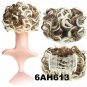 Women FashionCurly Chignon Plastic Comb Hair Extension Hairpiece wig Clip In Big Hair Bun Claws pin