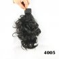 10 Colors Women Donuts Head circle Ball Curly Long Ponytail Horsetail Wig Clip In Hair Multicolor He