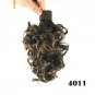 10 Colors Women Donuts Head circle Ball Curly Long Ponytail Horsetail Wig Clip In Hair Multicolor He