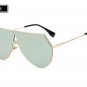 ROYAL GIRL Unique Shield Sunglasses Women Rimless Over Size Sun Glasses Vintage Shades SS923
