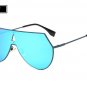 ROYAL GIRL Unique Shield Sunglasses Women Rimless Over Size Sun Glasses Vintage Shades SS923