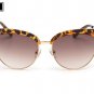 ROYAL GIRL Exaggeration Cat Eye Sunglasses Women Brand Designer Half Frame Diamante Sun Glasses Summ
