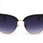 ROYAL GIRL Exaggeration Cat Eye Sunglasses Women Brand Designer Half Frame Diamante Sun Glasses Summ