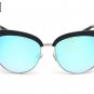 ROYAL GIRL Exaggeration Cat Eye Sunglasses Women Brand Designer Half Frame Diamante Sun Glasses Summ