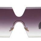 ROYAL GIRL Oversized Rimless Sunglasses Women Men Brand Design Ladies Square Black Big Frame Gray Gr