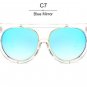 ROYAL GIRL Unique Goggles Sunglasses Women Vintage Oversized Sun Glasses Square Fashion Glasses Bran