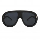 ROYAL GIRL Oversized 2017 New Women Brand Designer Vintage Mirror Big Frame Rivet Shades Style Ladie