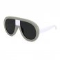 ROYAL GIRL Oversized 2017 New Women Brand Designer Vintage Mirror Big Frame Rivet Shades Style Ladie