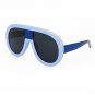 ROYAL GIRL Oversized 2017 New Women Brand Designer Vintage Mirror Big Frame Rivet Shades Style Ladie