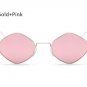 TSHING 2017 Fashion Small Summer Style Sunglasses Women Men Rhombus Alloy Frame Mirror Sun Glasses V