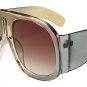 ROYAL GIRL 2018 Vintage Oversized Sunglasses Women Oval Big Frame Leopard Black Gray Designer Sun Gl