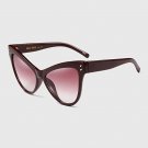 ROYAL GIRL Fashion Oversized Cat Eye Women Sunglasses Brand Designer Retro Pierced Female Glasses oc