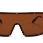ROYAL GIRL Sexy Oversized Sunglasses Women New Designer Big Frame Rivet Mirror Sun Glasses Shades Me