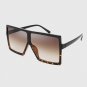 ROYAL GIRL Oversize Square Sunglasses Women Flat Top Fashion Wholesale Fashion Male Oculos Gafas Eye
