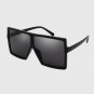 ROYAL GIRL Oversize Square Sunglasses Women Flat Top Fashion Wholesale Fashion Male Oculos Gafas Eye