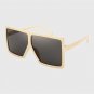 ROYAL GIRL Oversize Square Sunglasses Women Flat Top Fashion Wholesale Fashion Male Oculos Gafas Eye
