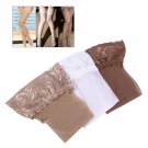 3 Pairs Anti-skid Silicone Thigh High Stockings Sexy Lace Trimming Top Lingerie Leg Stocking Socks