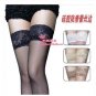 3 Pairs Anti-skid Silicone Thigh High Stockings Sexy Lace Trimming Top Lingerie Leg Stocking Socks