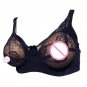 Silicone Fake Breast Pocket Bra Cosplay Transgender Fake Boobs Lace Bra for Crossdresser Ma