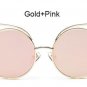 New Fashion Lady Metal Cat Eye Round Lenses Sunglasses