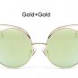 New Fashion Lady Metal Cat Eye Round Lenses Sunglasses