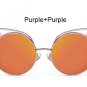 New Fashion Lady Metal Cat Eye Round Lenses Sunglasses