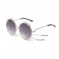 ROYAL GIRL NEW High Quality Elegant Round Wire Frame Sunglasses Women Mirror gradient Glasses shades