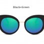 Fashion Oversized Rose Gold Mirror Cat Eye Sunglasses Women Vintage Sun Glasses For Ladies Female