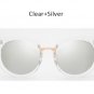 Fashion Oversized Rose Gold Mirror Cat Eye Sunglasses Women Vintage Sun Glasses For Ladies Female