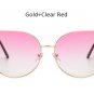 Oversized Gradient Cat Eye Sunglasses