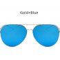 Women Rose Gold Oversized Mirror Aviation Sunglasses Men Brand Designer Vintage Retro Sun Glasses