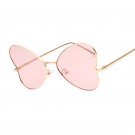 Fashion Ladies Butterfly Sunglasses Unique Heart Shaped Flat Panel Sun Glasses