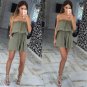 2017 Autumn women Jumpsuits leisure sexy strapless chest wrapped piece shorts Fashion rompers Women