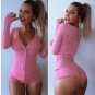 7 Color Rompers Womens Jumpsuit 2017 Sexy Lady V Neck Long Sleeve Bodycon Jumpsuit Bodysuit Slim Sho
