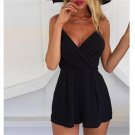 Women\'s Jumpsuit 2017 Suit Fit Fashion Black Bodycon Bodysuit Women\'s Shorts For Women Strapless V