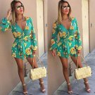 Women Ladies Clubwear V Neck Playsuit Bodycon Evening party Jumpsuit Romper Trousers