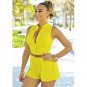 3XL New European Womens Jumpsuits Office Ladies Sexy Buttons V Neck Plus Size Playsuits Rompers Sing