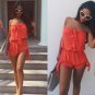 Womens Celeb Sexy Mini Playsuit Ladies Jumpsuit Summer Shorts Beach Sun enteritos cortos mujer 2017