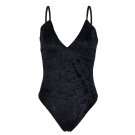 HOT Sexy Womens Jumpsuit Sleeveless Velvet Jumpsuit V-Neck Leotard Bodycon Bandage Playsuits Summer 