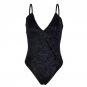 HOT Sexy Womens Jumpsuit Sleeveless Velvet Jumpsuit V-Neck Leotard Bodycon Bandage Playsuits Summer