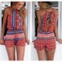New Arrival Summer 2018 Women Pint Skinny Playsuit High Quality Female Chiffon Sexy Playsuits
