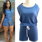 GZDL Hot Sale New Arrival Fashion Summer Women Bodycon Sleeveless Sexy Shorts Jumpsuits Casual Hollo